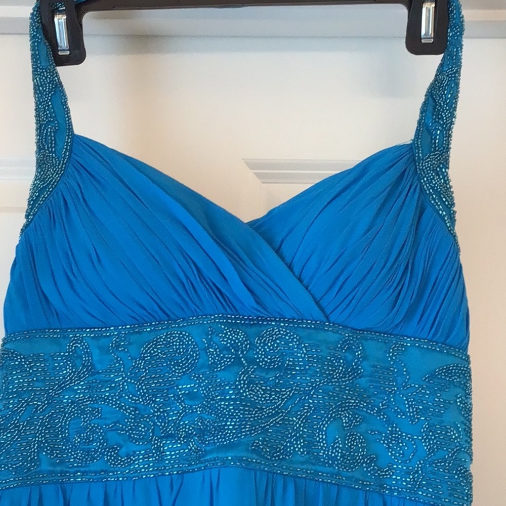 OC OC Formal Beaded Halter Dress Sz 4